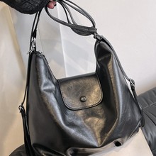 高级感复古大容量包包女包2024秋冬新款通勤双肩后背包单肩托特包