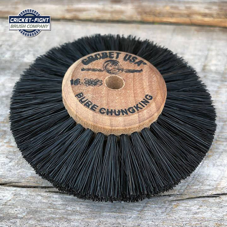 电动猪鬃毛刷玉石翡翠打磨镜面抛光工具抛光毛轮文玩金刚菩提刷子