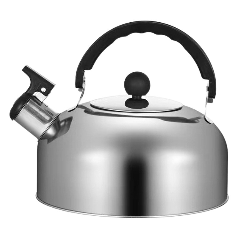 Hervidor de acero inoxidable transfronterizo olla plana olla de sonido hervidor whistlingkettle olla de bola