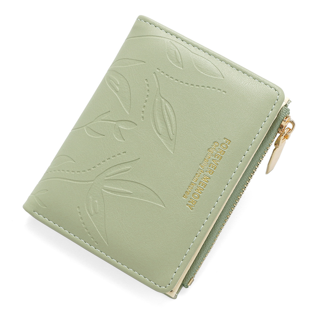 Nuevo hermoso relieve damas cartera corta lateral cremallera bolso de cambio multi tarjeta bolso de tarjetas certificados bolso de tarjetas mayorista