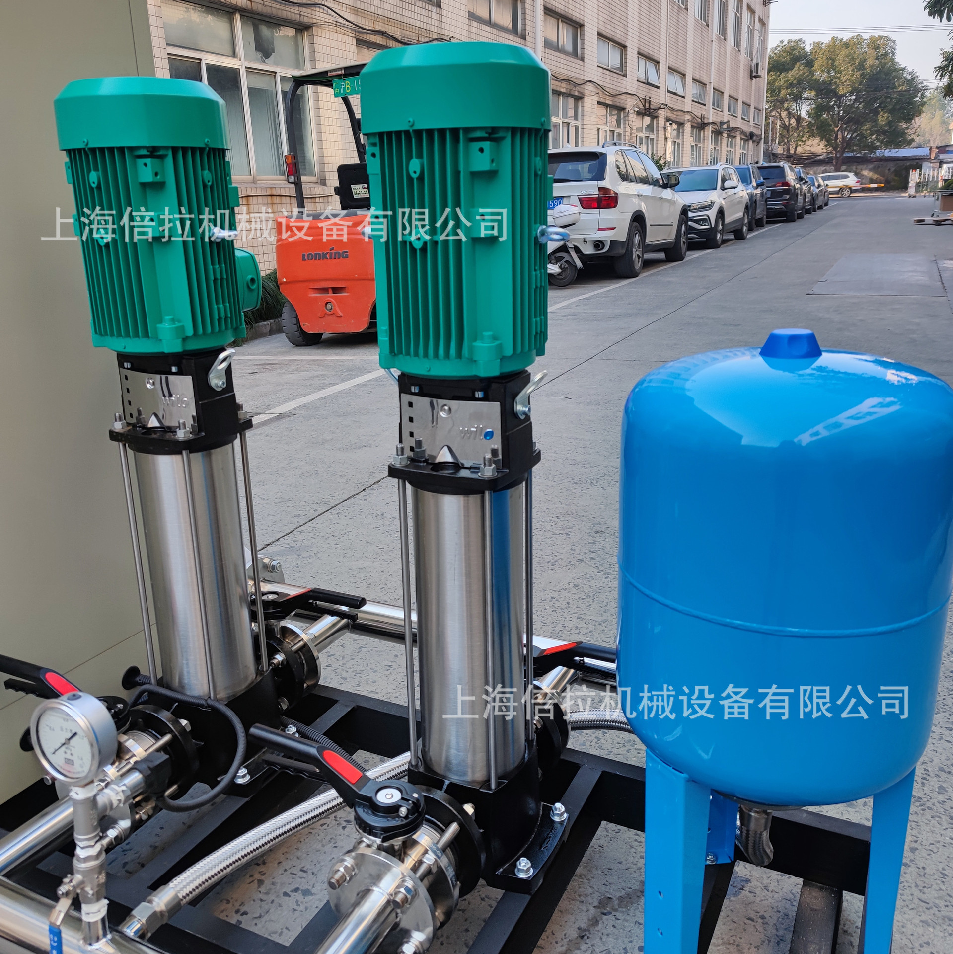 一用一备不锈钢供水设备MVI3212威乐水泵高层二次加压泵