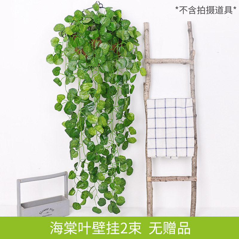 1 bouquet de feuilles de bégonia suspendues en tissu