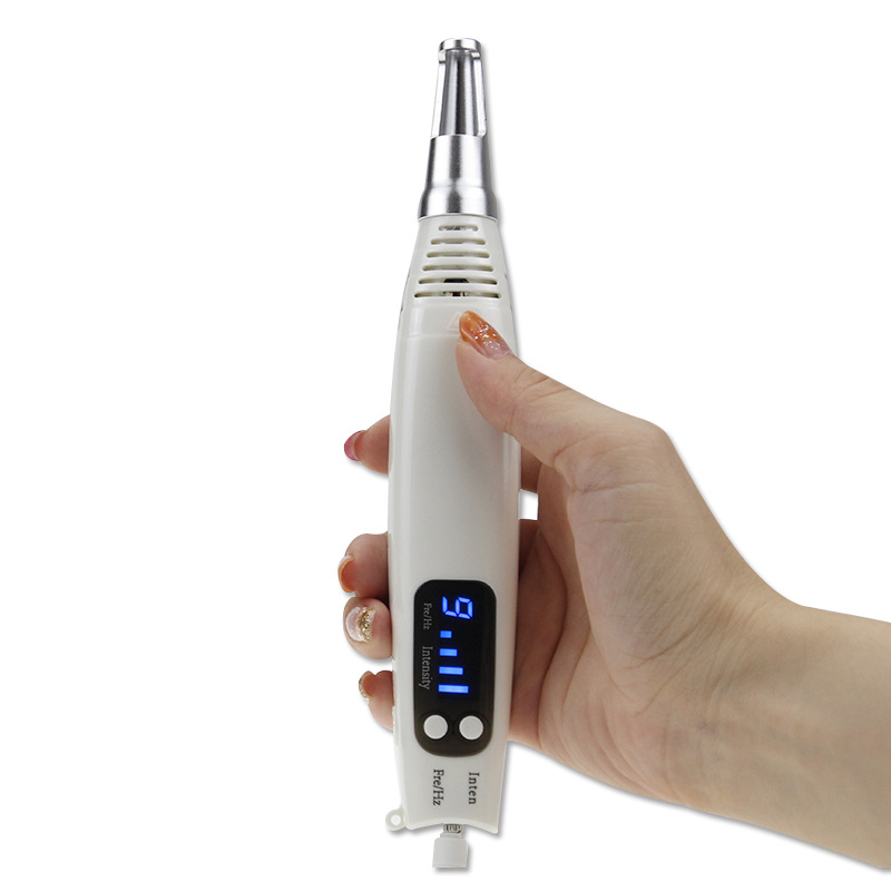 Segunda generación láser picosegundo pluma láser belleza instrumento rojo y azul mole eliminación carbonizado negro ceja lavadora mini tatuaje lavadora