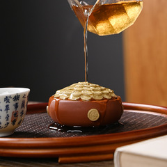  紫砂茶寵擺件精品可養聚寶盆招財功夫茶具茶道創意茶玩茶台裝飾