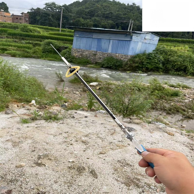 *打鱼加厚鱼叉射鱼枪捕鱼弹射射鱼器弹力不锈钢水下枪插鱼工具-阿里巴巴