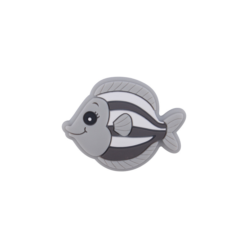 Bebé suministros de dibujos animados animal pescado silicona mordedor creativo DIY bebé molar pezón cadena anti-caída cadena Accesorios