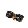 Retro sunglasses suitable for men and women, brand glasses, 2021 collection, internet celebrity