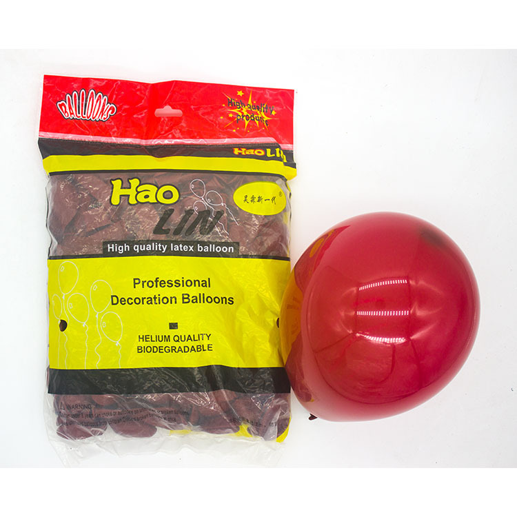 Party Occasion Solid Color Emulsion Party Balloon