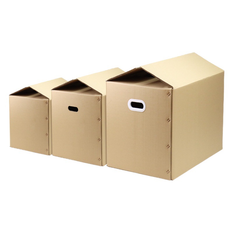 En stock al por mayor caja de papel móvil embalaje expreso de cinco capas extra duro sobredimensionado FBA caja de embalaje logística