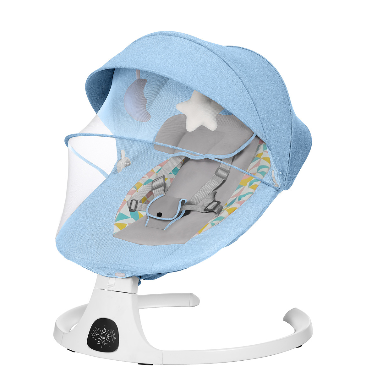 Silla transfronteriza para bebés, silla de mecedora eléctrica para bebés, silla inteligente para dormir para recién nacidos