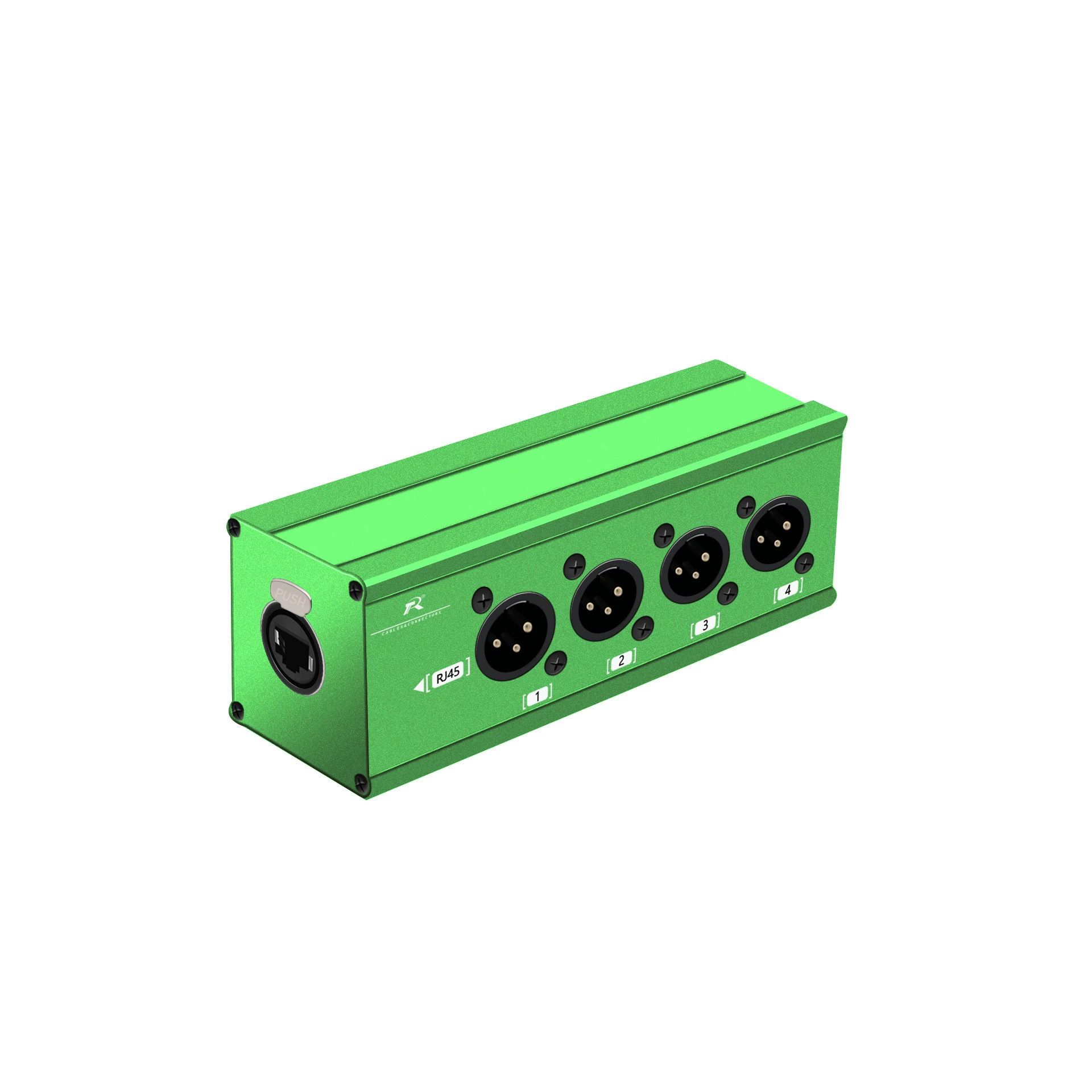 4-проводной XLR на RJ45 передаточный бокс многоканальный бокc расширения кабелей сбалансированный сигнал аудио кабель адаптер коробка