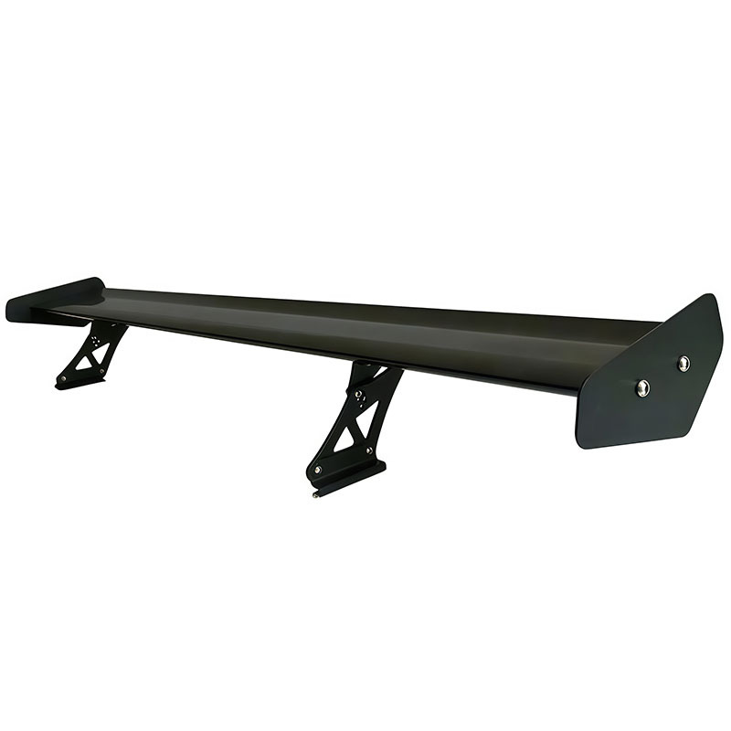 Universal Car Rear Wing for Sedan, No-Drill Aluminum Alloy Clip-On Modified Spoiler Wing Decoration