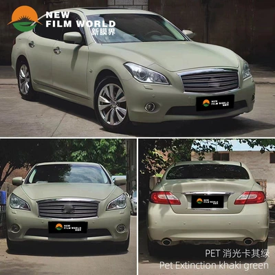 Automotive Film — lizard green - matte-khaki-green