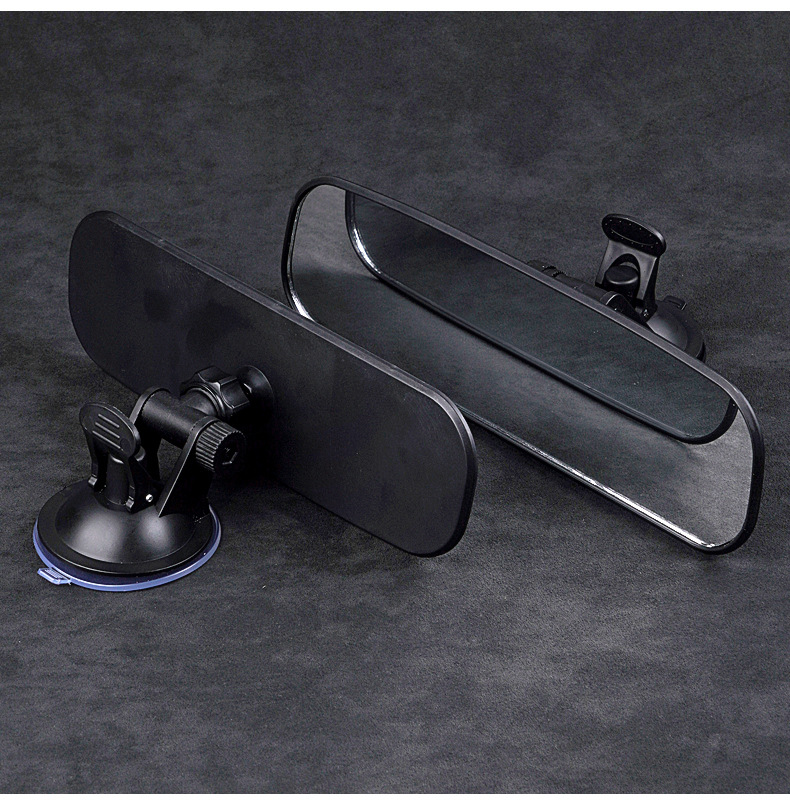 Car Interior Rearview Mirror Suction Cup Mirror Modification for Coach Buses, Auxiliary Blind Spot Wide-Angle Reversing Mirror, Blind Spot Assist