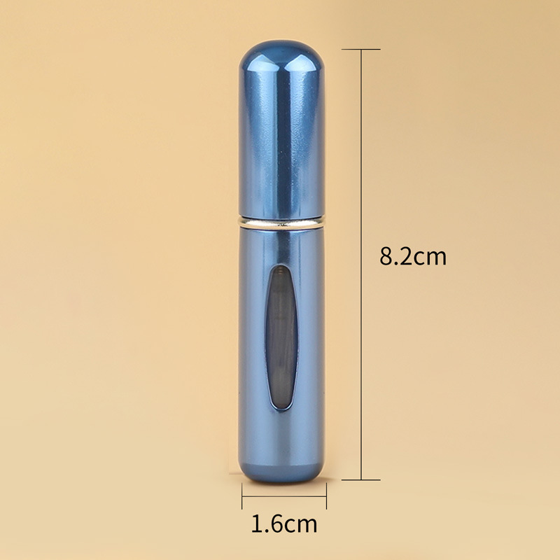 5ml de llenado inferior perfume sub-botella presionando botella de spray portátil de viaje sub-botella de líquido sub-contenedor botella cosmética