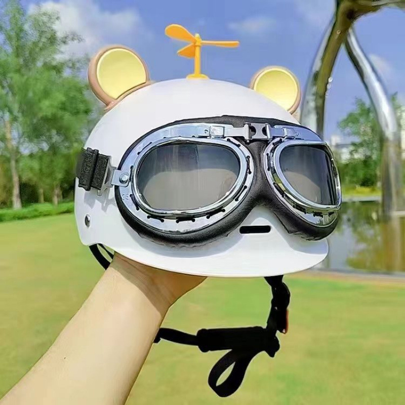 회색 - 곰 귀 - 선글라스