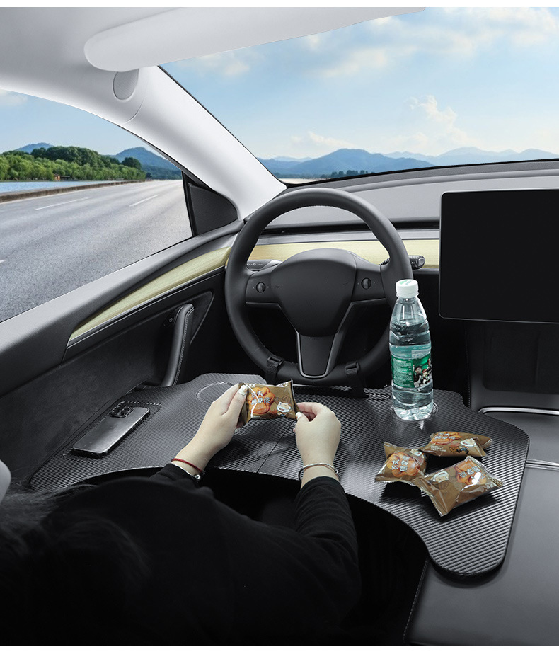 Suitable for Tesla Model Y/3 Car Foldableing Table Board Xiaopeng Ideal General Car Office Dining Table