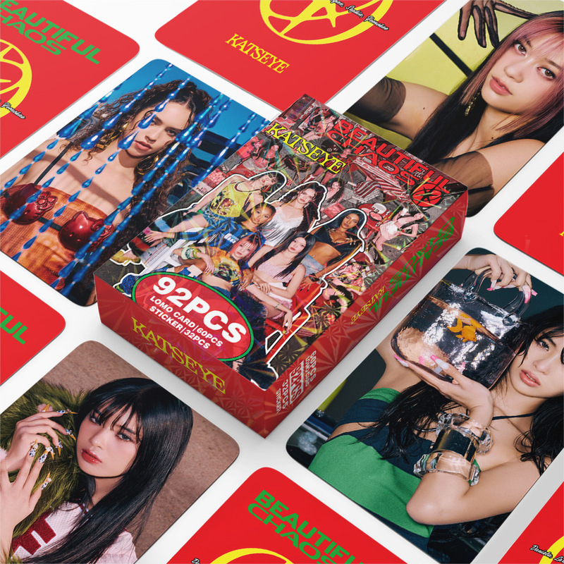 92 Cross-Border Girl Group Katseye Comeback Beautifulchaos Support Photo Cards Stickers Lomo