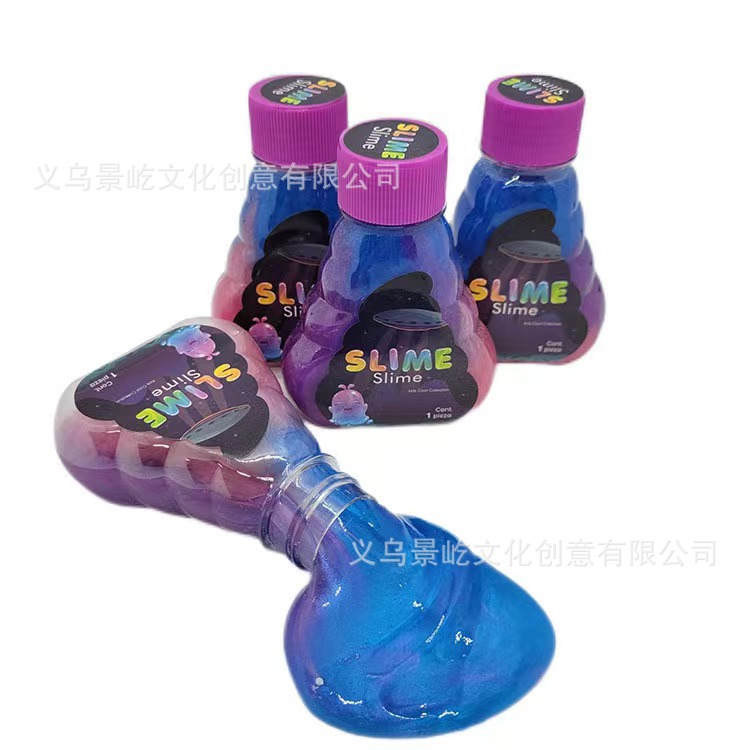 Arco Iris unicornio color arena gel falso agua limo Delgado DIY bajo boro nasal cristal barro truco