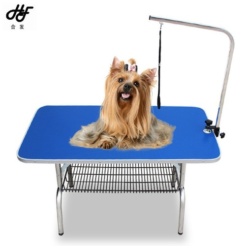 Pet grooming table, dog grooming stand, large breed cat foldable bath trim blow dry shower portable table for pet salon