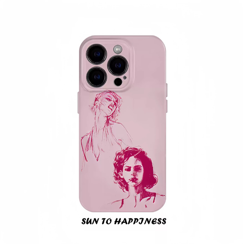 Artistic Female-Style Phone Case Suitable for Apple 17 Pro Max, Fresh and Youthful Design for iPhone 16, Unique and High-Appearance Value for iPhone 15, and Stylish for iPhone 13 Artistic Female-Style Phone Case Suitable for Apple 17 Pro Max, Fresh and Youthful Design for iPhone 16, Unique and High-Appearance Value for iPhone 15, and Stylish for iPhone 13