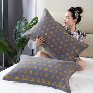 ✅ ✅ Gauze Pure Cotton Pillowcases, a Pair of Extra Large and Thickened Pillowcases, Household Four-Season Pillowcases, Single Adult Inner