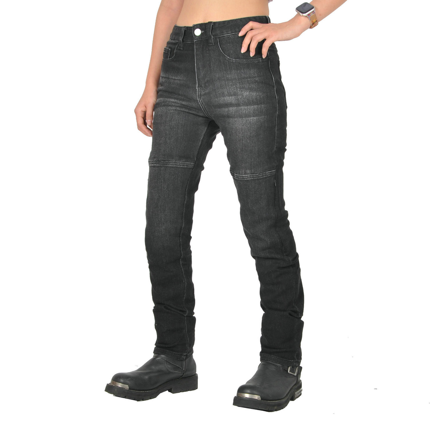 Winx Wheels Pantalones vaqueros de motocicleta rectos casuales para mujer