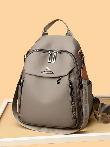 Cross-border Women's Backpack New Oxford Cloth Backpack Large Capacity Water-repellent Travel Shoulder Bag Student Schoolbag