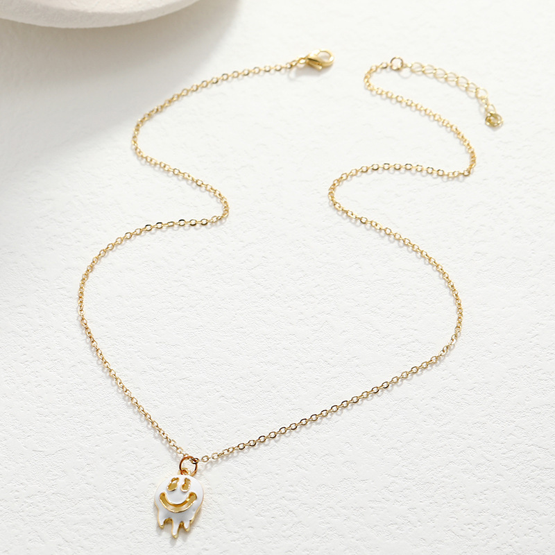 new fashion funny necklace hollow oil dripping ghost necklace