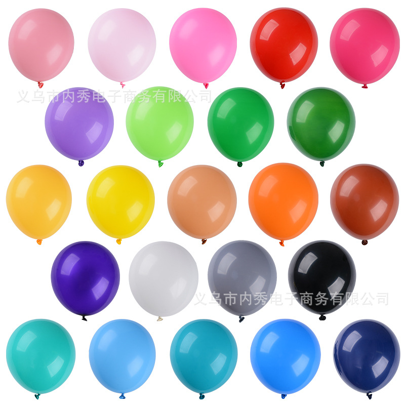 Globo de látex de 12 pulgadas 2,8G mate engrosado mate cumpleaños apertura fiesta atmósfera diseño decoración al por mayor globo