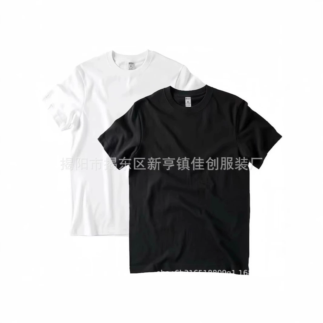 Лето 2025, новый американский ретро-стиранный однотонный однотонный модный свободный повседневный топ с короткими рукавами, универсальный мужской топ для улицы