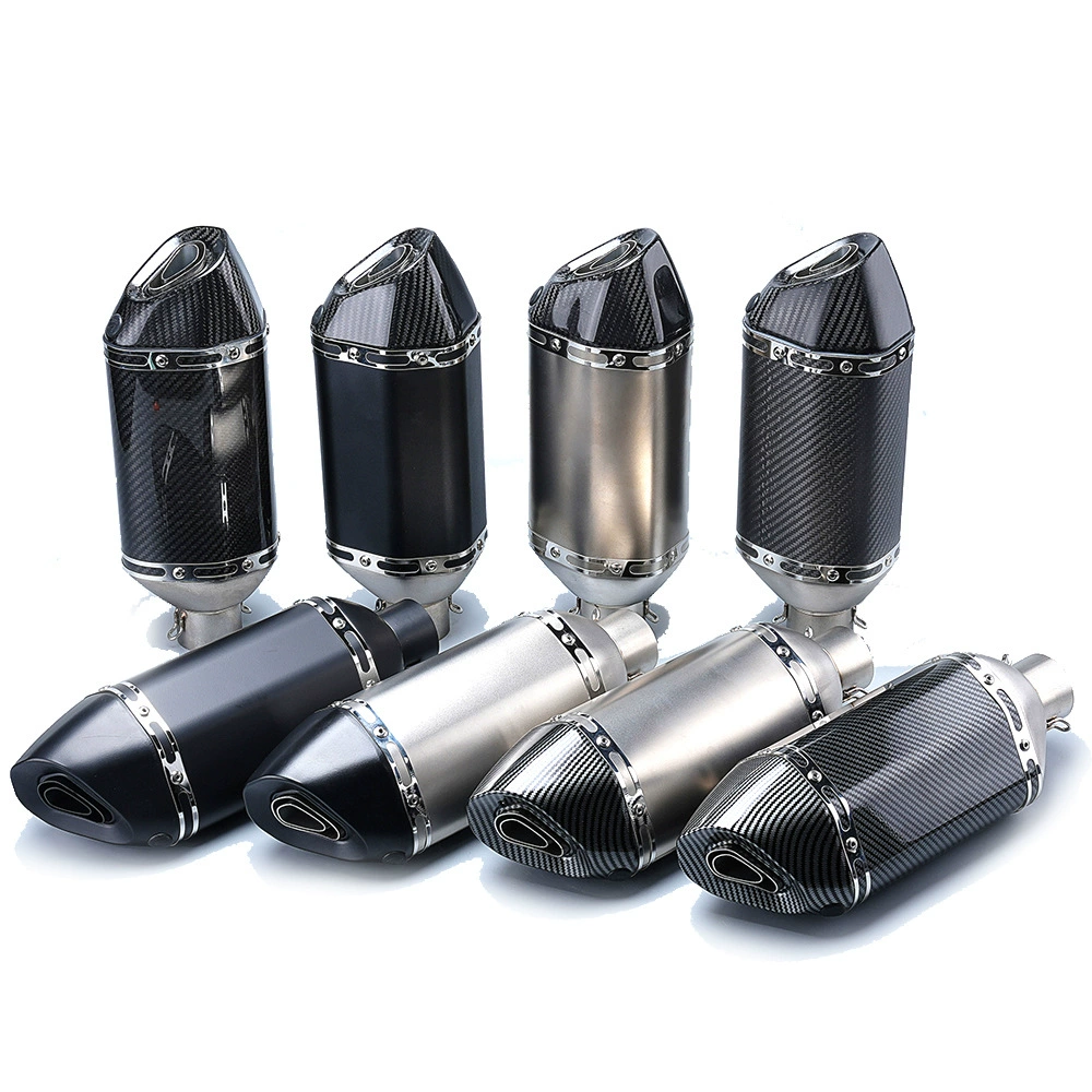 Модифицированная выхлопная труба мотоцикла короткая большая шестигранная выхлопная труба хвостовой части глушителя ER-6N/CRF300L