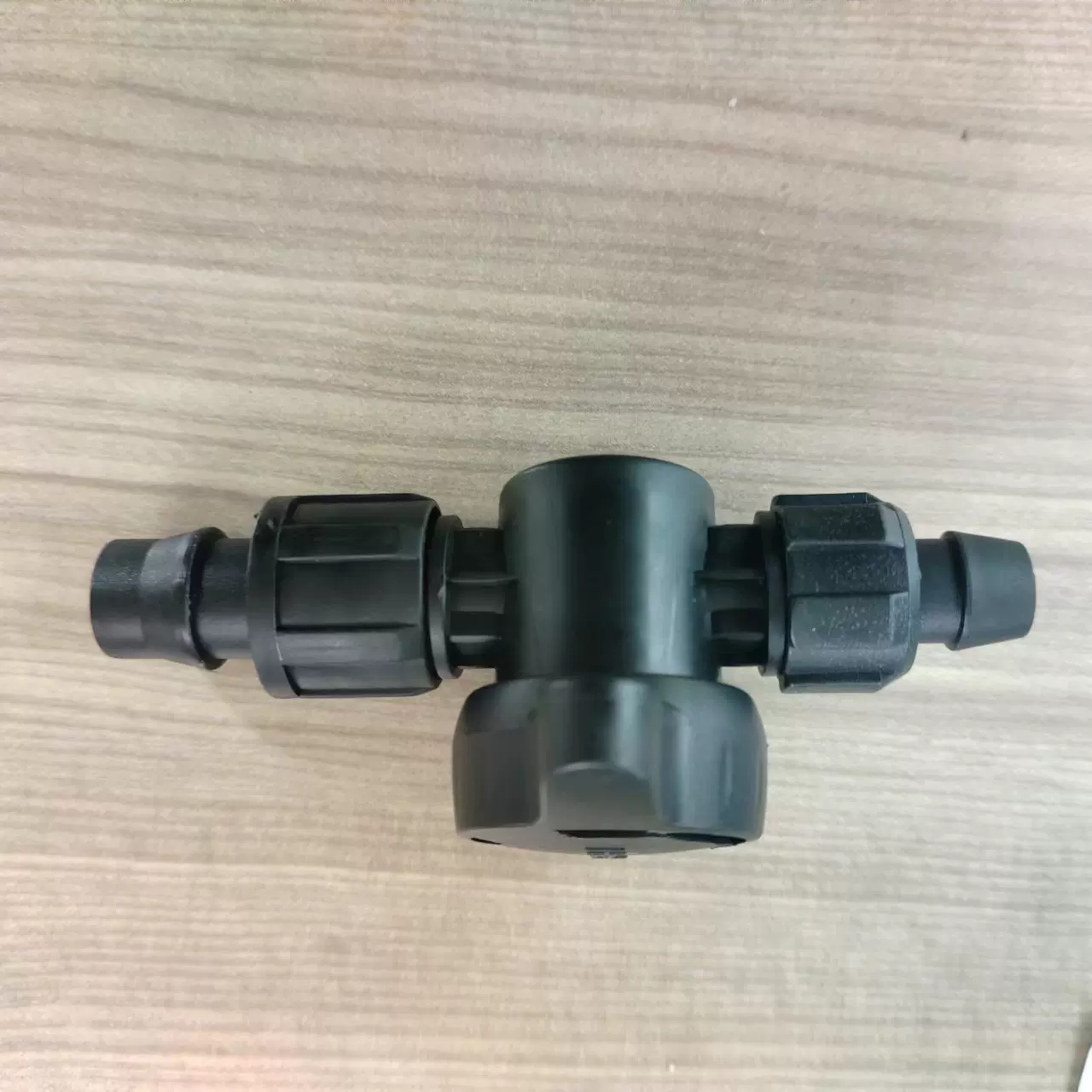 16定位硬管旁通阀16开关双锁母滴灌带接头阀门主管园艺灌溉