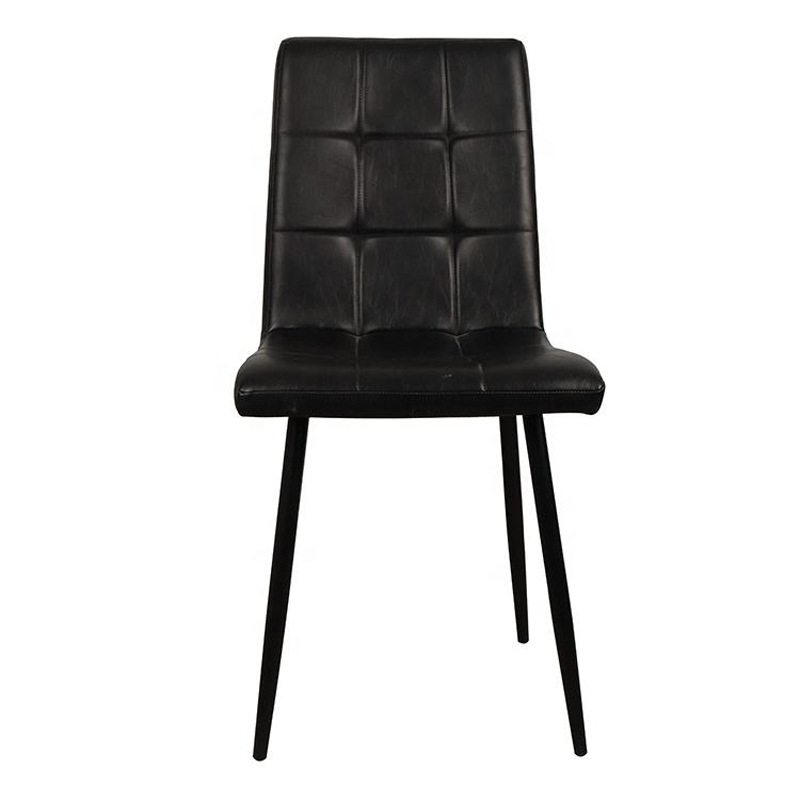Mesa de comedor nórdica transfronteriza, taburetes de lujo ligero, sillas de cuero de alta calidad, sillas de comedor modernas