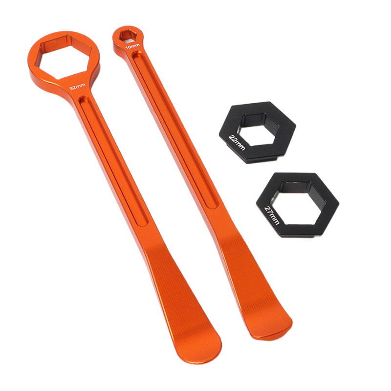 Off-Road Vehicle Tire Removal Rod, Motorcycle Rim Tire Special Repair Tool, Hexagonal Wheel Axle Wrench, Tire Remover Pry Bar