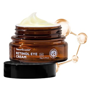 Cross-border vibration GLAMOUR retinol eye cream to remove dark circles fade fine lines brighten genuine wholesale