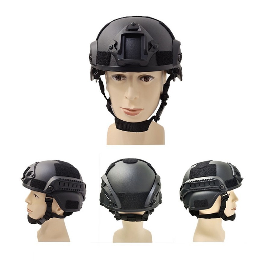 Casco táctico MICH2000 aficionados militares comer pollo montar carril guía comportamiento simple acción versión campo CS juego casco