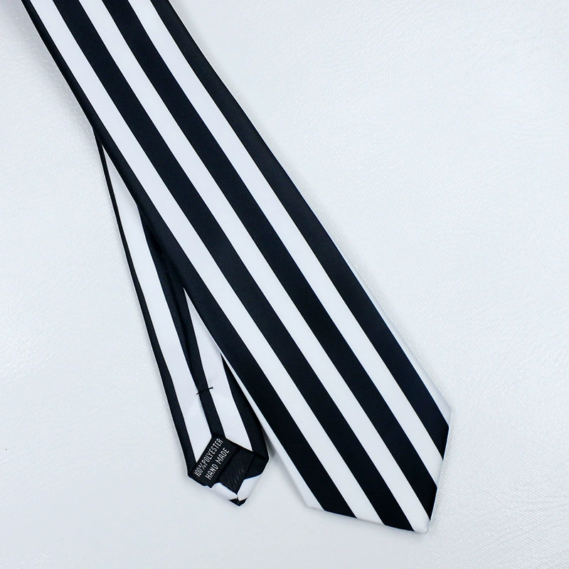 Goddess Different Record 5 Tie Persona5 Goro Akechi Wise 郞 Black and White striped tie