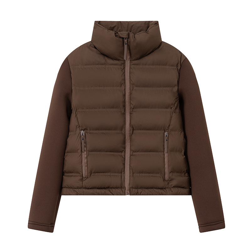 Camacos de algodón de pluma, ropa de algodón de invierno para mujeres 2025, nuevos estilos populares de este año, chaqueta de algodón pequeña, chaqueta de cuello corto