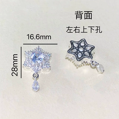 14K Gold-Filled Color-Preserving Crystal Zərgərlik ara hissələri