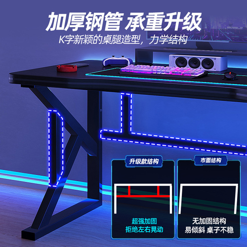 Wholesale e-sports table home desktop computer table bedroom simple table and chair set rental house workbench office desk small