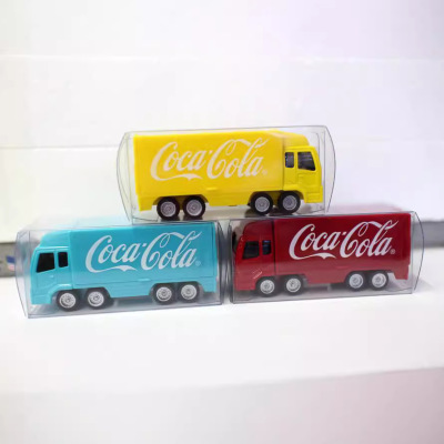 外贸合金玩具车 饮料广告车 1:64合金车仿真玩具货车模型摆件礼品|ms