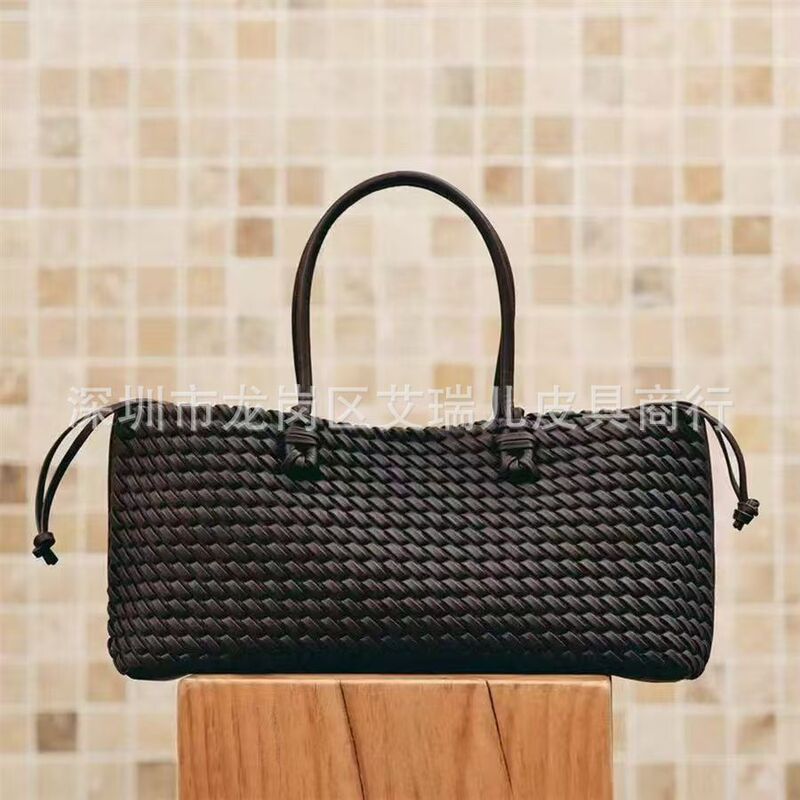 Z Family Woven Tote Women's Bag 2025Handbags New Shoulder Women's Bag Ra Large Bag Women Bags