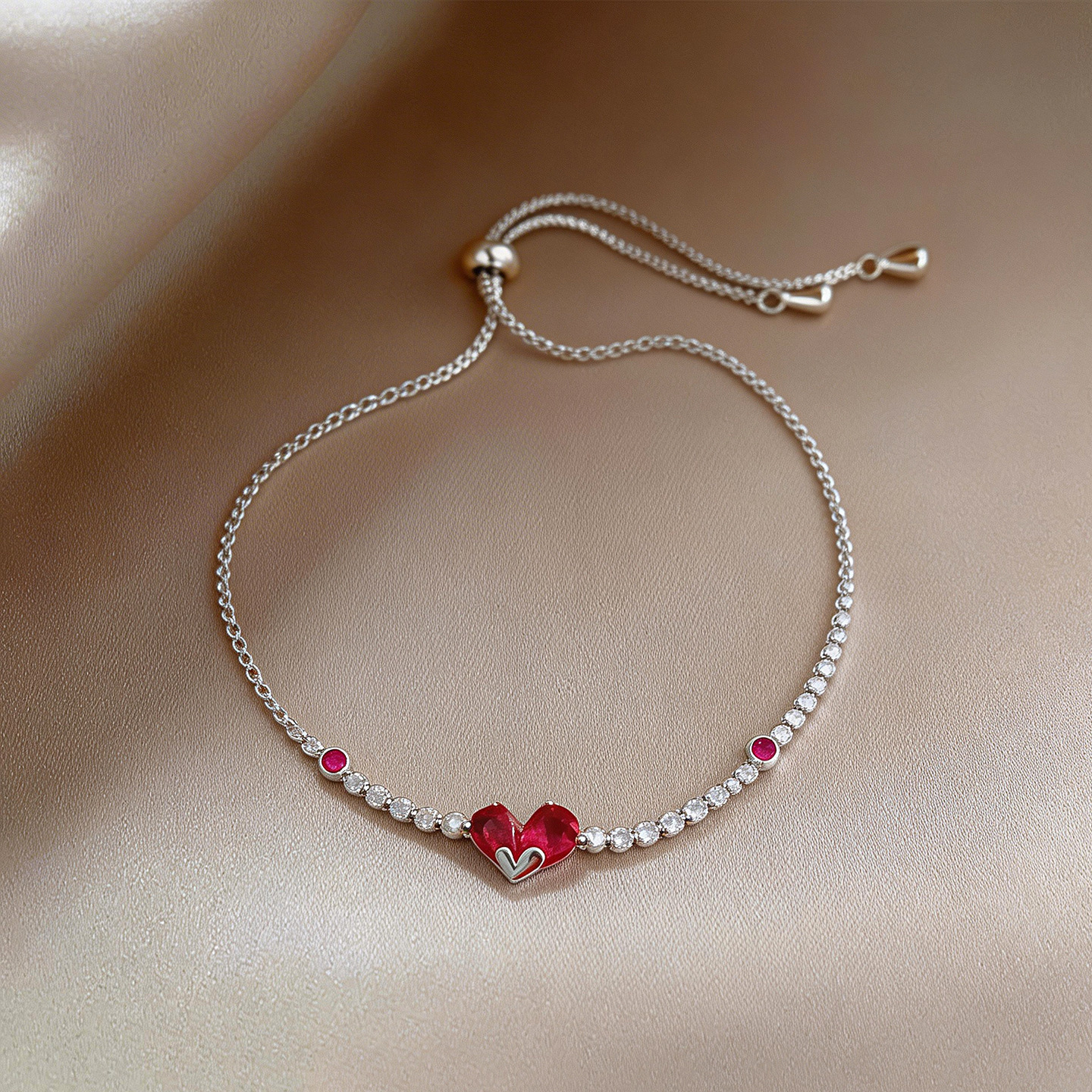 El oro verdadero eléctrico de marita de marita amor pulsera de moda versátil pulsera ajustable ligera lujoso de alta calidad joyería de la pulsera image 9