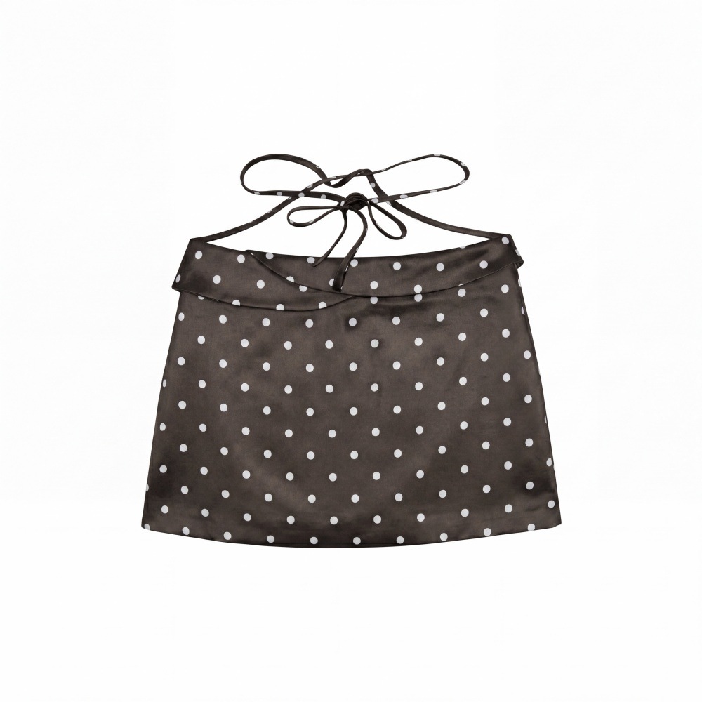 2026 Women's Clothing Summer Temperament Slimming Age-reducing Skirt Polka Dot Anti-light A-word Short Skirt Trouser Skirt_ecoleips.com