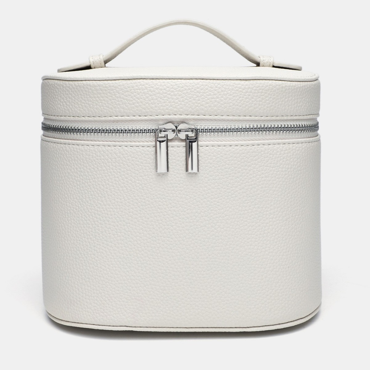 Bolsa de maquillaje portátil de viaje portátil de alto valor de visualización simple de color sólido de dopamina