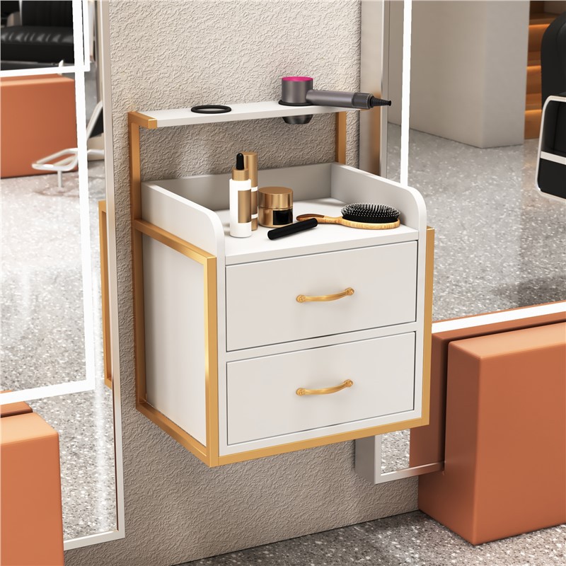 Barbería tipo pared armario de herramientas para salón de belleza especial barbería estante multifuncional tablero de herramientas de salón de belleza