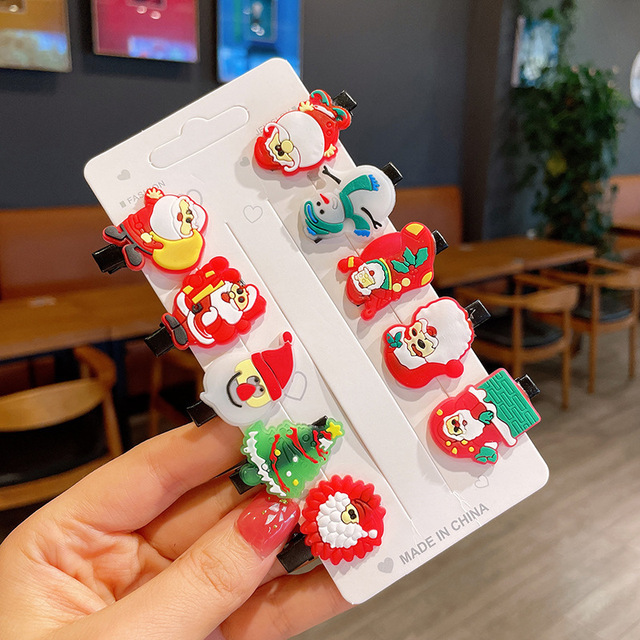Regalos de Navidad brillante collar Santa Claus pulsera juguetes para niños regalos de vacaciones para estudiantes niños