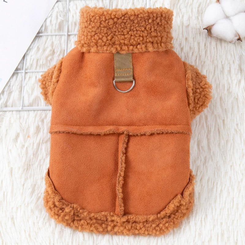 Собачья одежда осенне-зимняя одежда может буксировать бархатных домашних животных