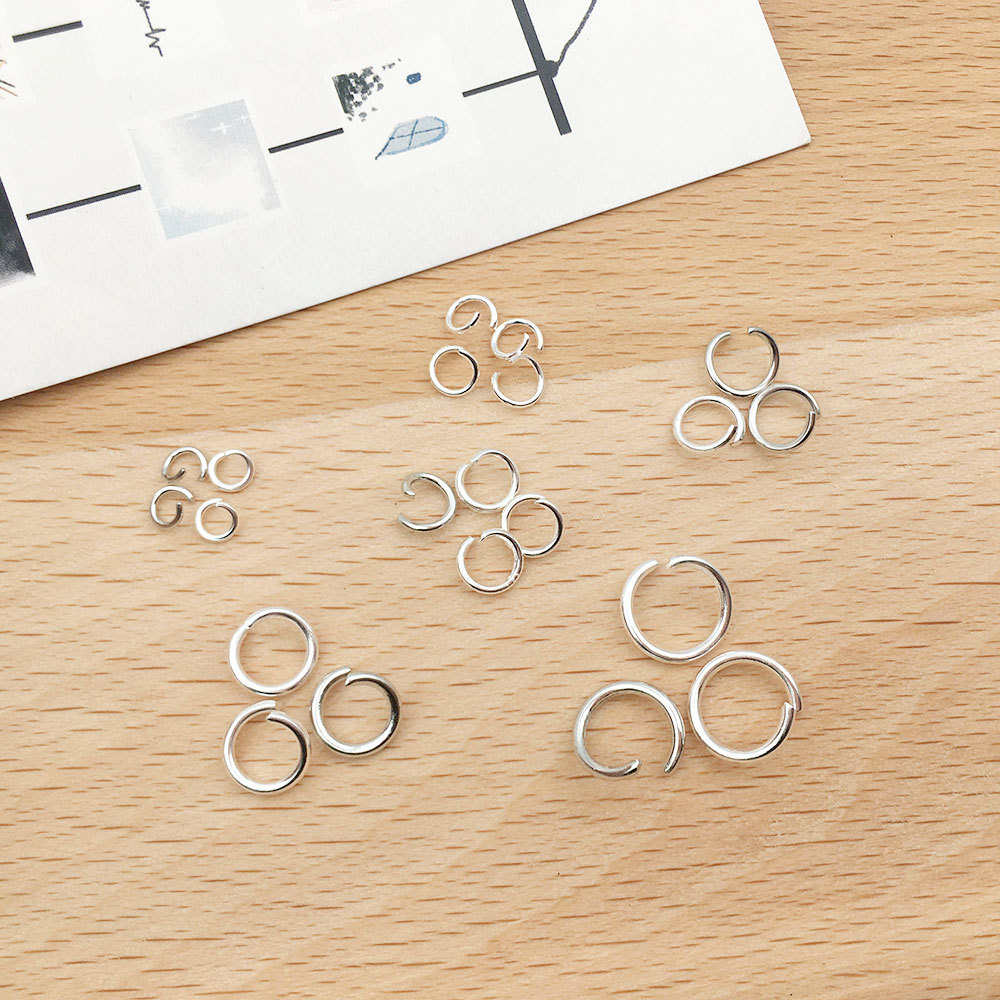15g Open Jump Ring Single Ring O-Ring Connecting Ring Open Ring Connecting Ring DIY Jewelry Accessories Bracelet Material Kit Zhongcheng 3
